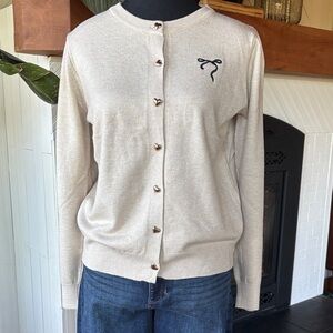 Cardigan with Heart Buttons